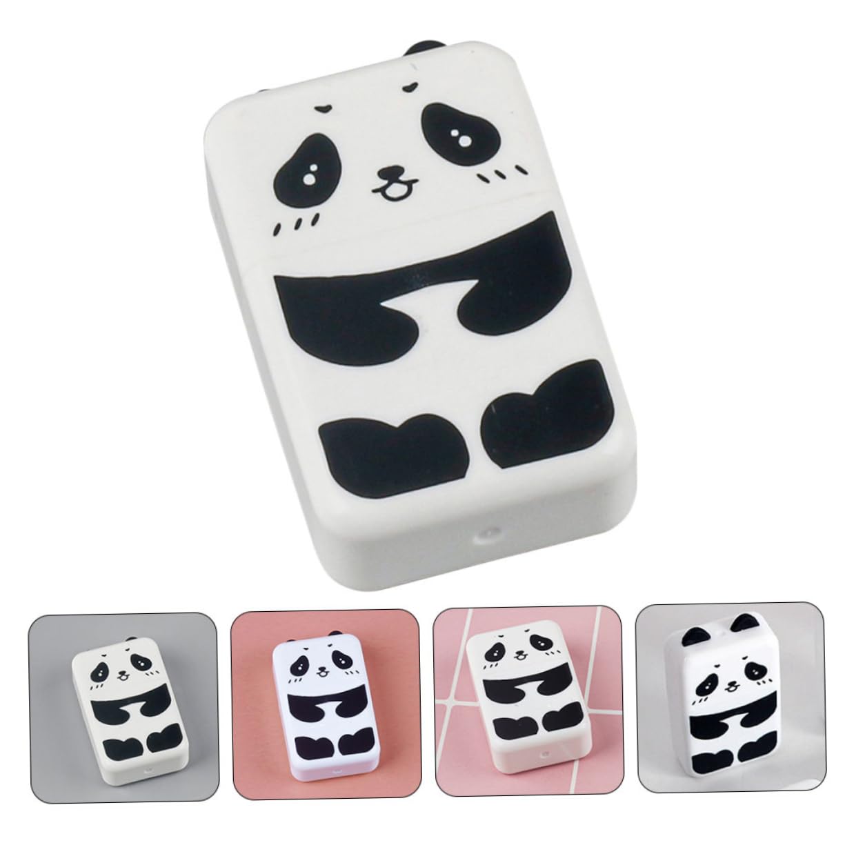 STOBOK 40pièces Gommes Créatives Forme De Panda Gomme Multifonction Pour Dessin Et Écriture Accessoire De Bureau Amusant