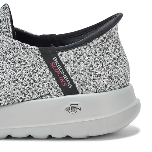 Skechers Men's GO Walk MAX-HALYCON Sneaker, Grey, 7.5 X-Wide