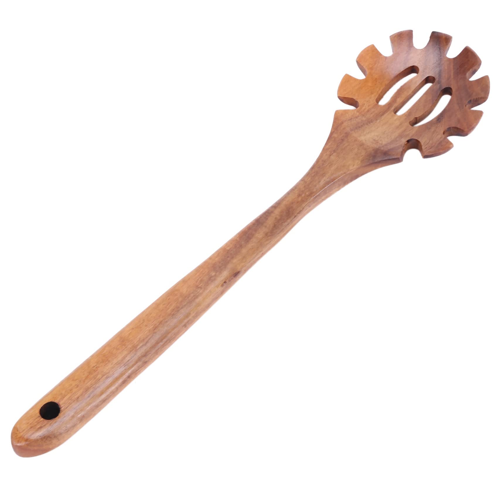 Küchenutensilien-Set, Holzlöffel zum Kochen, natürliches Teakholz, Küchenspatel-Set, inklusive 14 Stück