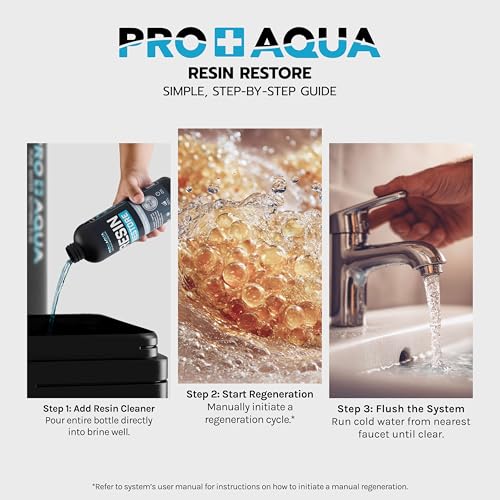 Resin Restore Water Softener Cleaner Pro+Aqua 16oz miniatura 3