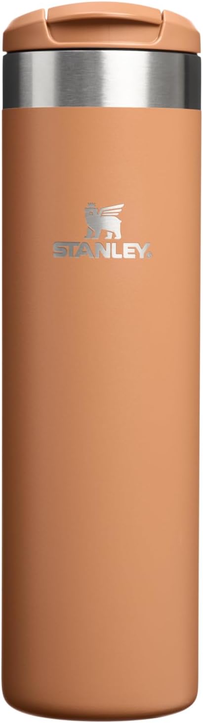 Stanley AeroLight Transit Bottle 20 oz | Locking Drink Through Lid | Leak Resistant Water Bottle or Coffee Travel Mug | Lightweight Insulated Stainless Steel | BPA-Free | Toast 20 Ounces Toast