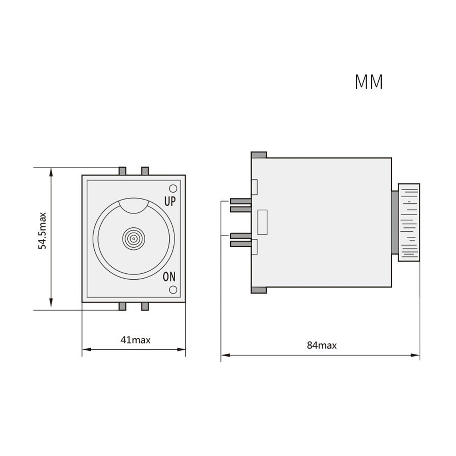 Ausschaltverzögerung Betriebszeitrelais Stromausfall Zeitverzögerung JSZ3F 5S 10S 30S 60S Zeitverzögerung AC 220V DC 24V (Farbe: AC 220V, Größe: JSZ3F 5S)