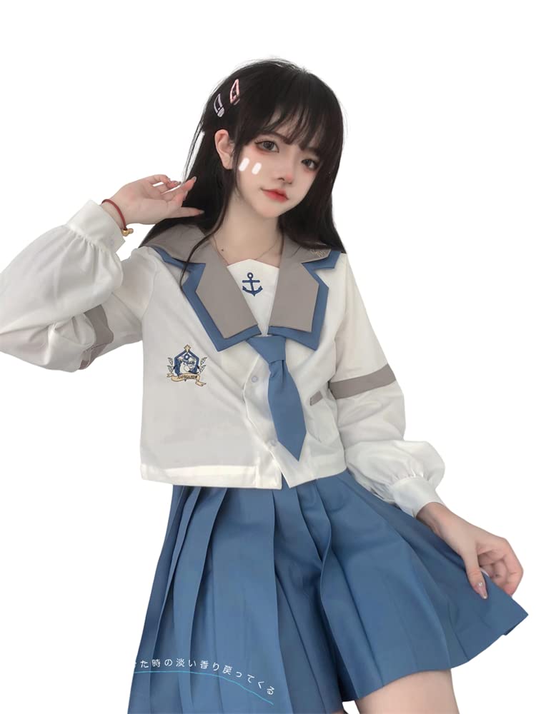 Amazon.co.jp: [山水集] セーラー服 JK制服 コスプレ 長袖 本格