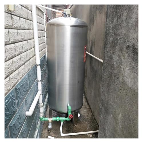 Depósito a presión de agua Tanque Vertical De Almacenamiento De Agua A Presión, 60 100 160 200 250 300 L Tanque De Presión De Acero Inoxidable, Tanque De Presión De Agua Para...