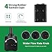 Winkeyes 400GPH Water Pump with 48 Hours Anti Dry Burning, Ultra Quiet 25W Submersible Fountain Aquarium Fish Pond Hydroponic Pump with 6.9ft High Lift, 5.9ft Power Cord, 2 Nozzles