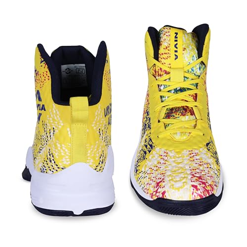 Image of Nivia Urban Art Basketball Shoes for Men, Shoes for Basketball, Basketball Shoes for Boys, Basketball Shoes for Indoor and Outdoor Court, Rubber Sole Basketball Shoes