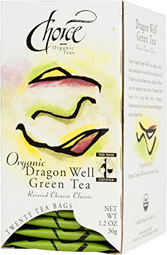 Choice Organic Dragon Well Green Tea, 20 Count Box