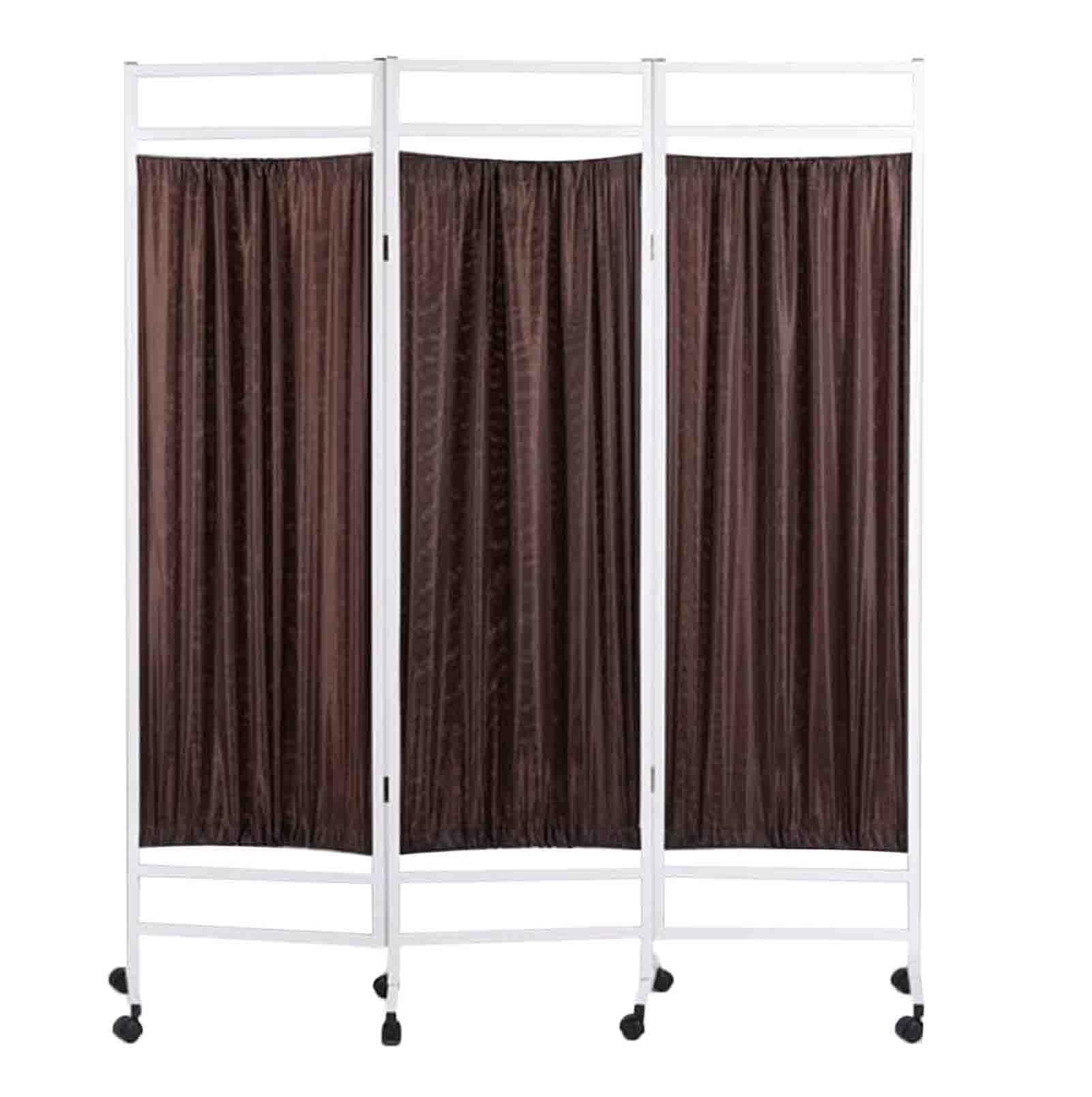 Paravent médical mobile pour hôpital et cabinet médical noir