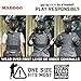 Maddog Sports Padded Chest Protector - Lightweight Paintball Airsoft Impact Protection Vest | Front/Back Padding with Adjustable Waist Straps - One Size Fits Most | Youth, Teen, Medium Adult Players