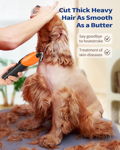 Dog-Grooming-Kit-for-Thick-Heavy-CoatsDog-Clippers-for-Grooming-with-LED-DisplayHeavy-Duty-Rechargeable-Dog-TrimmerDog-Grooming-Supplies-with-Storage-BagQuiet-Cordless-Shaver-for-Cats-Pets - Cucciolini Doodles   Dog-Grooming-Kit-for-Thick-Heavy-CoatsDog-Clippers-for-Grooming-with-LED-DisplayHeavy-Duty-Rechargeable-Dog-TrimmerDog-Grooming-Supplies-with-Storage-BagQuiet-Cordless-Shaver-for-Cats-Pets