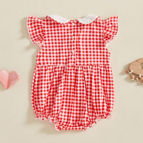 Baby Girl Western Clothes Cute Ruffle Cow Embroidery Animal Farm Romper Newborn Cowgirl Bodysuit4