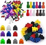 IDÉAL POUR LES JEUX DE SOCIÉTÉ ET L'ÉDUCATION Ces pions en bois sont parfaits pour les jeux de société tels que Ludo, Flying Chess, et d'autres jeux de plateau. Ils sont également utiles pour les activités éducatives, notamment les activités de classement des couleurs et l'enseignement des mathématiques.