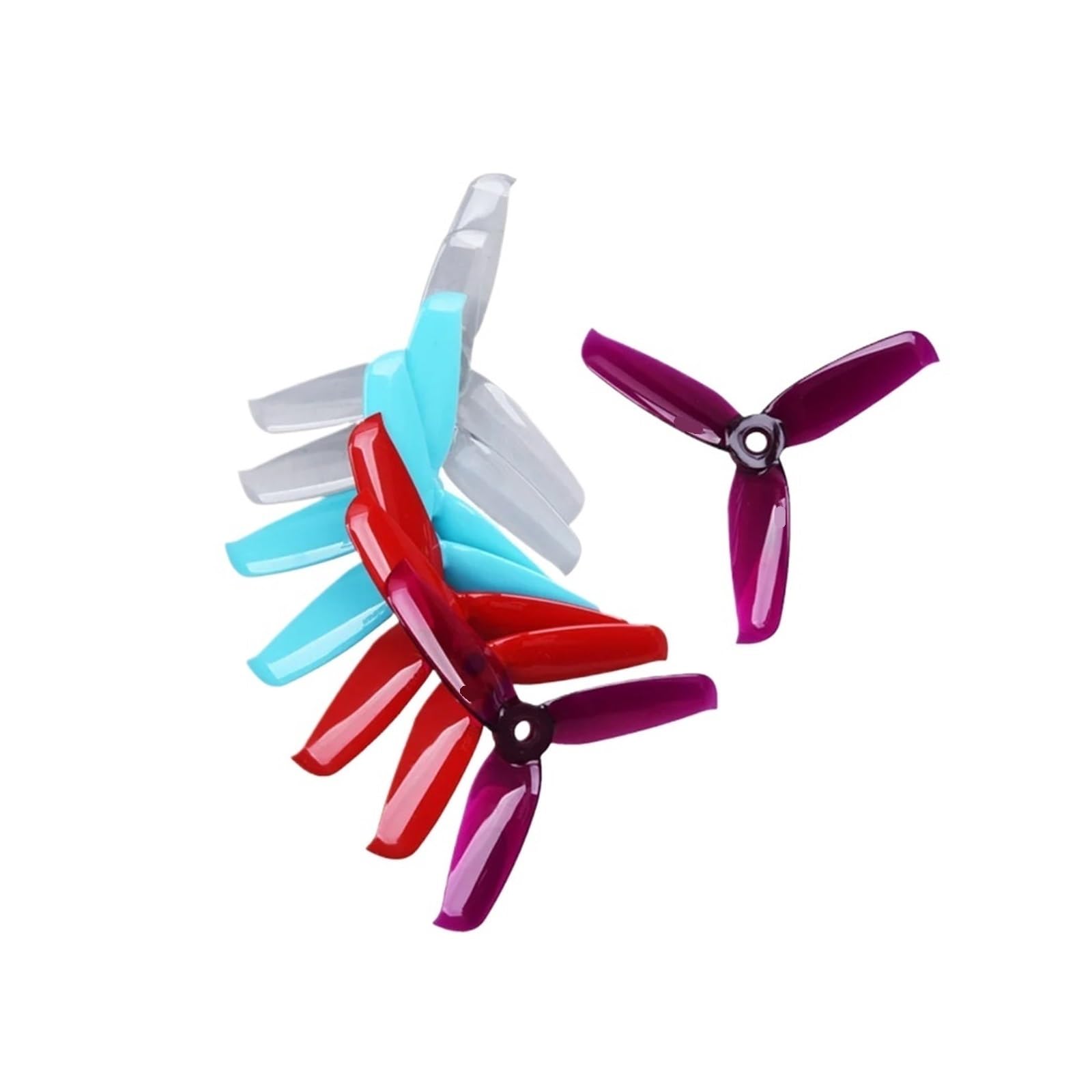 4052 Accesorios for PC de 3 aspas, compatibles con GEMFAN, dron 4,0x5,2"(4Pairs Blue)