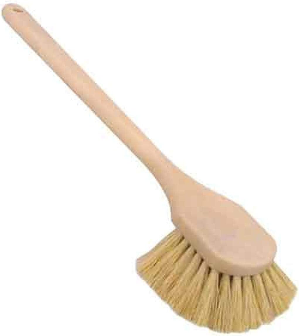 ACID BRUSH 20 LONG PLASTIC HNDL TAMPICO FIBER