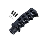 1 Pcs Car Shift Knob, Automobile Modified Gear Head, Automatic Shift Knob, Resin Alloy Handle Shape for Most Vehicle .(Black)
