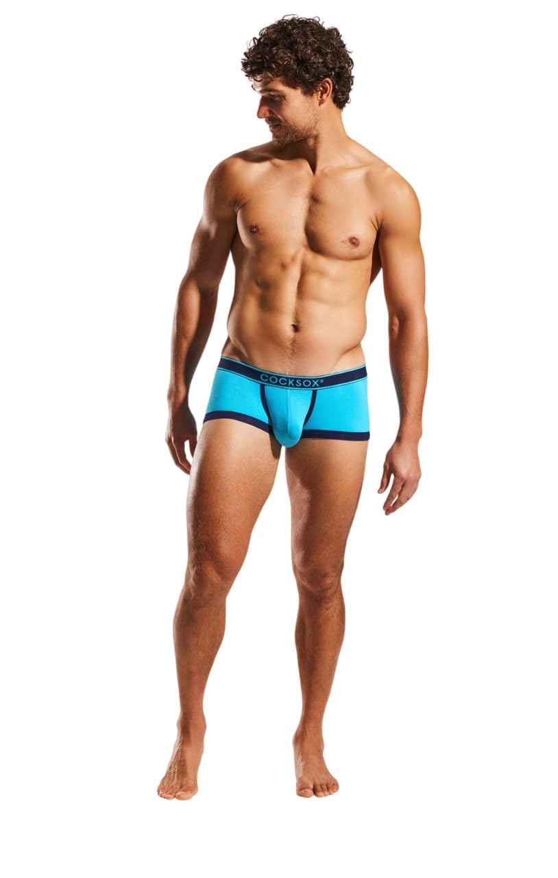 Cocksox Underwear, Bamboo Trunk, Glacial, Men's Size M, Pack of 1