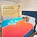 SöMN Kömforte Microfiber Dual Zone Comforter, His and Hers Blankets for Couples, Cool & Warm Two Temperature Comforter, Alternative Down Duvet Insert, Wedding Gift (White, Queen)