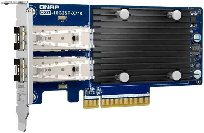 Qnap QXG-10G2SF-X710 Dual-port Sfp+ 10gbe Network Expansion Card Low-profile Form Factor Pcie Gen3