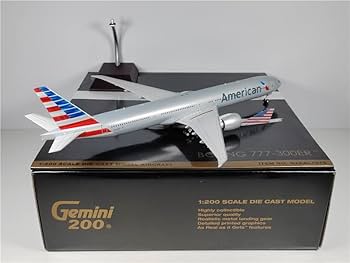B777-300ER　Gemini　1/200 航空機模型 777-300ER 1:200 Diecast Model - GeminiJets GJ-G2UAL643 - $118.95