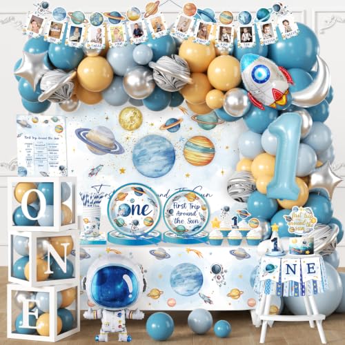 First Trip Around the Sun birthday party ideas