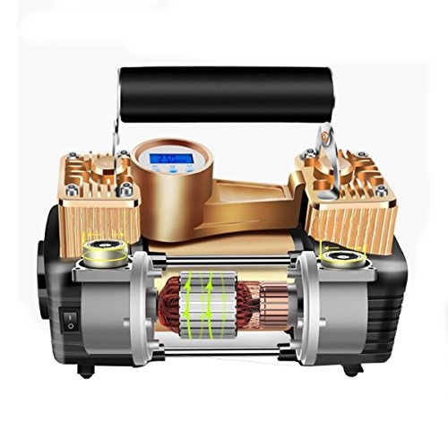 12 V 100 Psi podwójny cylindrowy pompka do kompresora powietrza do opon samochodowych