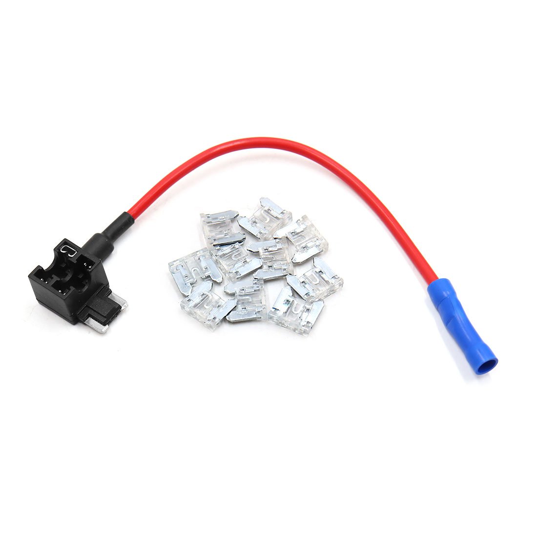 uxcell Auto Car AddACircuit Standard 25A Low Profile Mini Blade Style Fuse Holder Tap Amazon