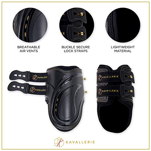 Kavallerie Fetlock Boots for Horses Pro-K 3D Air Mesh Horse Ankle Boots with Impact Resistant and Breathable Soft Padding for Horse Jumping & Training - Thumbnail 7
