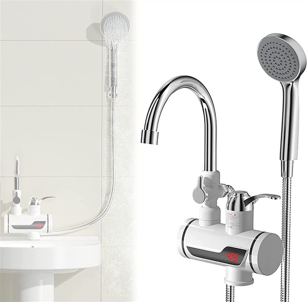 Amazon.co.jp: 電気給湯器インスタント電気温水器 シャワーヘッド付き