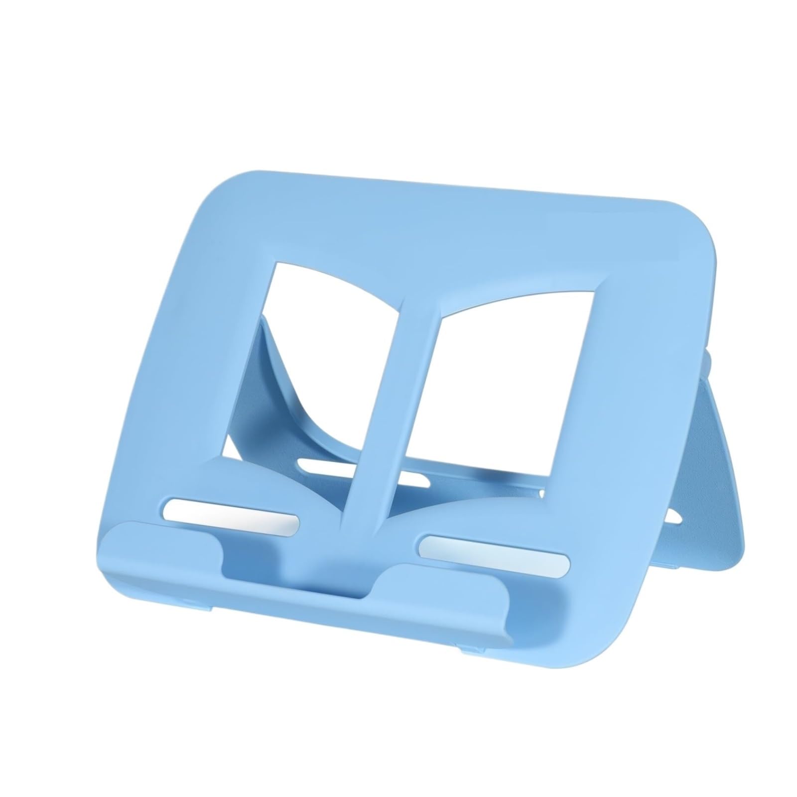 Soporte de Lectura Sujetalibros Portátiles Impermeables For Estante De Libros Cocina For Leer Exhibición Soporte para Recetas(Blue)