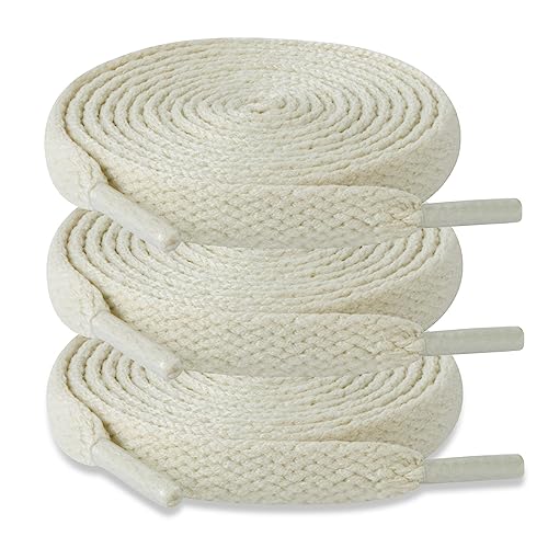 Image of ZHENTOR 3 Pair Flat Shoe Laces for Sneakers, Shoelaces for Sneakers Athletic Running Shoes Boot Strings