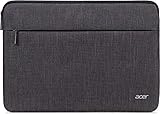 Acer Protective Laptop Sleeve | Up to 14' Notebook | Easy Access Outside Zipper Pocket for Adapters, Mouse or Dongle | Gray