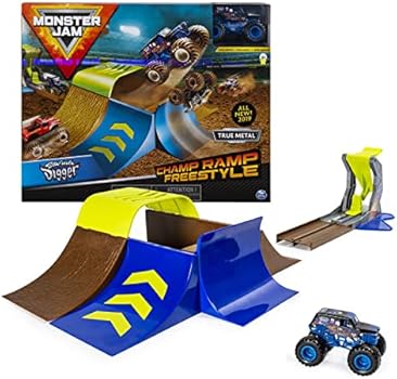 ミニカー MONSTER JAM CHAMP RAMP FREESTYLE ミニカー MONSTER JAM CHAMP RAMP FREESTYLE Monster Jam, Official