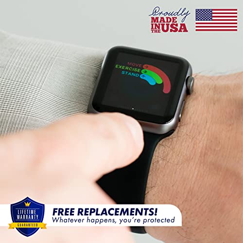 Armorsuit [6 Pack] Militaryshield Screen Protector Designed For Apple Watch Series 7 41Mm & Series 6/Se/5/4 40Mm Max Coverage Anti-Bubble Hd Clear Film #TOP4