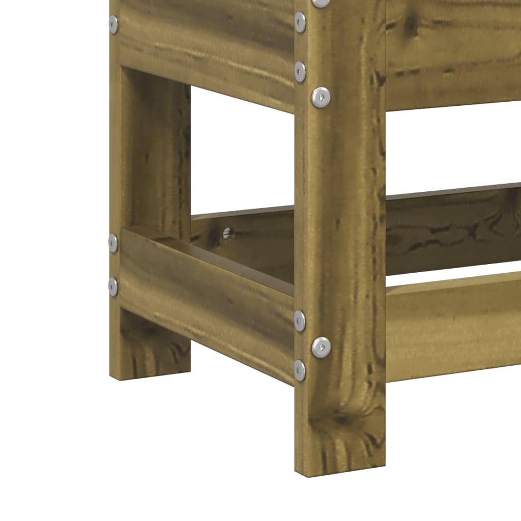 Fengshui Taboret ogrodowy 62 x 30 x 32 cm impregnowane drewno sosnowe