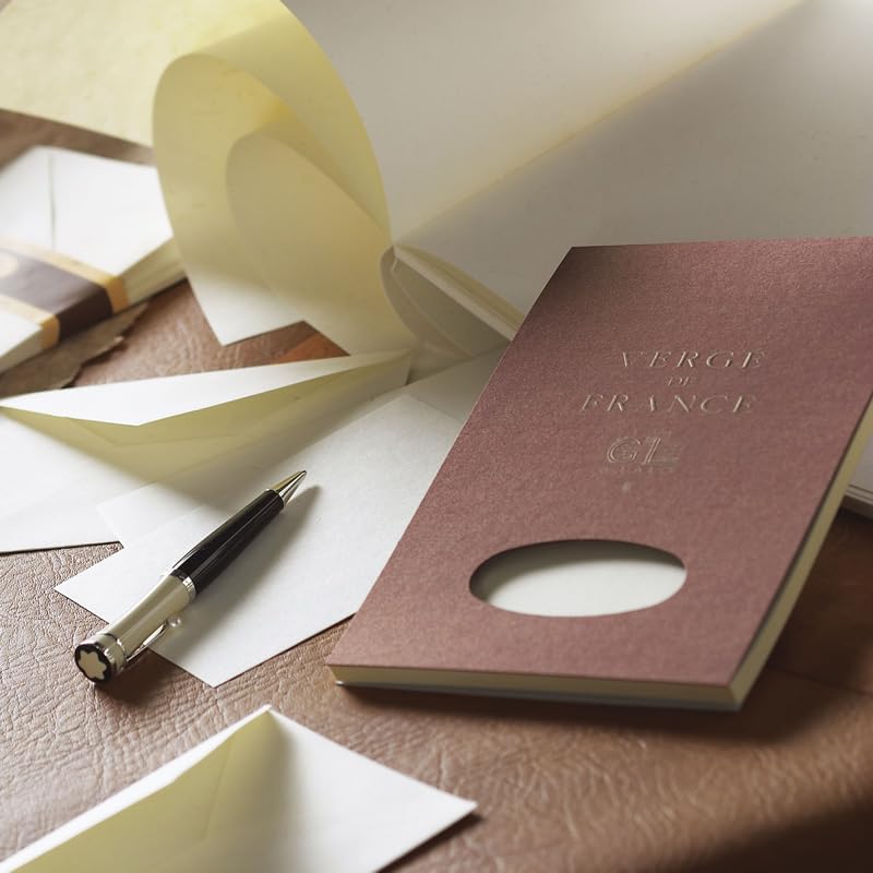 Miniatura 4 de Clairefontaine - Ref 52116L - Sobres autoadhesivos forrados G.Lalo (paquete de 25) - Tamaño C6 (4.488 x 6.378 in), papel francés colocado,