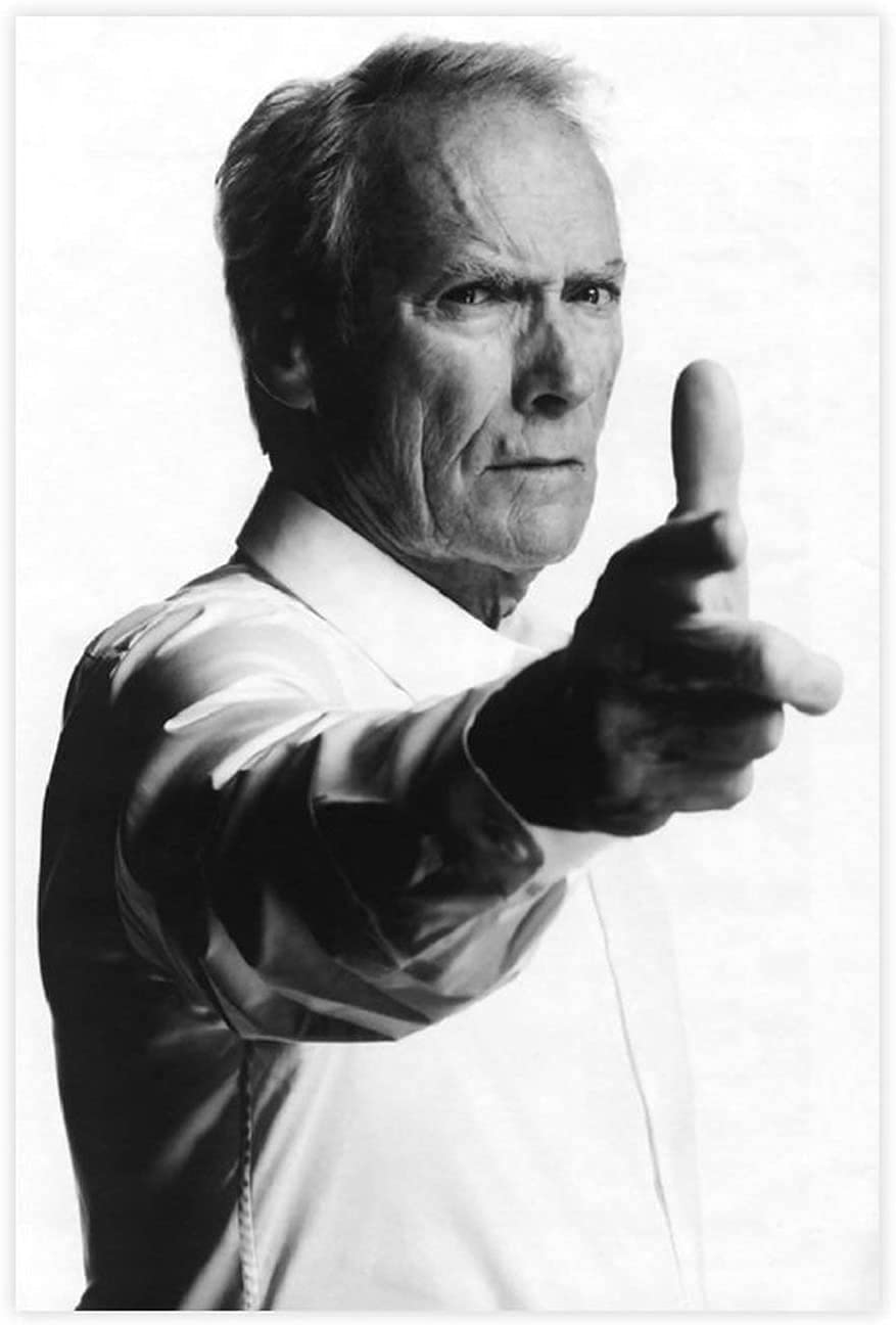 YKJ200 Peinture Diamant Bricolage, Clint Eastwood, Broderie Diamant Cristal, Kit De Point De