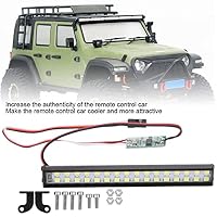 32 Stück Lampenperlen RC-Auto-Dachlampe, 100 Mm RC Crawler Universal-LED-Lichtleiste, Zubehörlänge, Ferngesteuerte App-gesteuerte Fahrzeugteile mit Drei Modi, Rc-Lichtdach-Kit-Leiste Passend für Hsp, – Ansicht 2