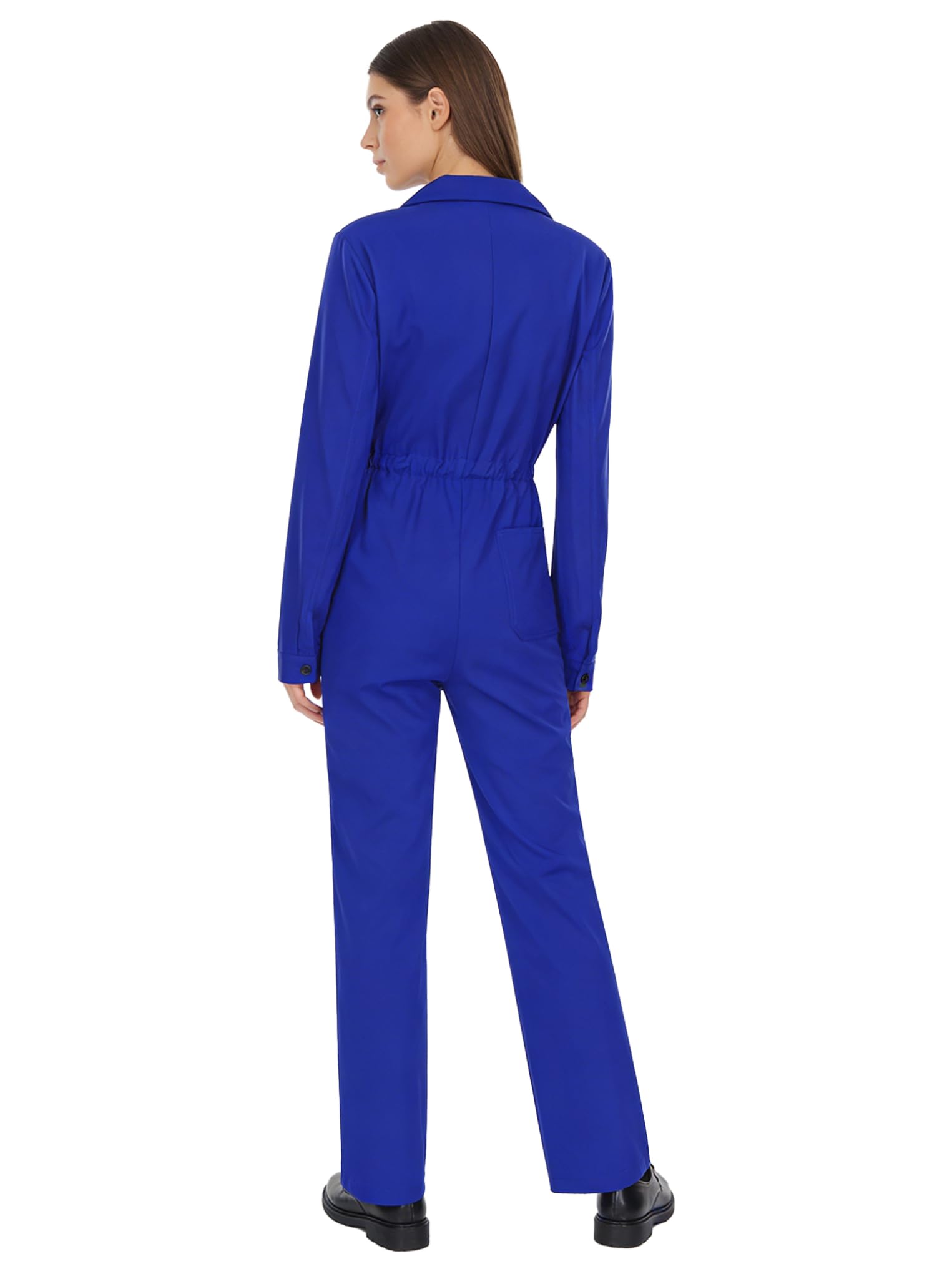 Kaerm Mono de trabajo para mujer, artesanía, manga larga, ropa de trabajo de una pieza, artesano, rallycombi, mono de taller, mecánico, combi de trabajo, traje de protección
