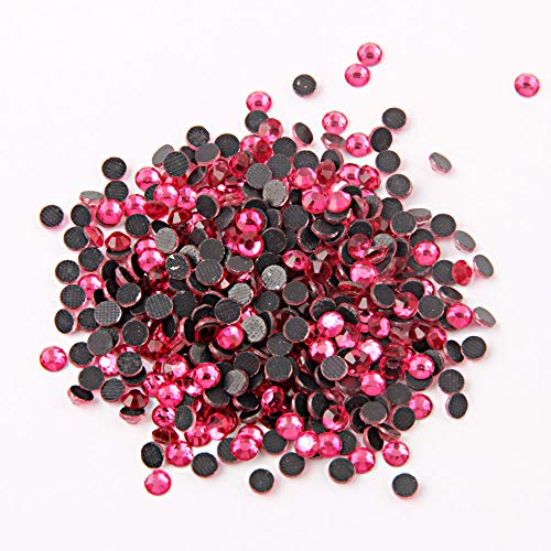 Image of beadsland Crystal Hotfix Rhinestone,Machine Cut Stone 1440pcs /pkg (Rose,SS20 /5mm)