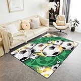 Ultimativer Komfort - Die weiche Flanelloberfläche unserer regionalen Teppiche ist bequem und leise, und die rutschfeste Latexgummirückseite macht Ihren Teppich weniger mobil, sodass sich jedes Familienmitglied auf dem Teppich wohlig warm fühlen kann.