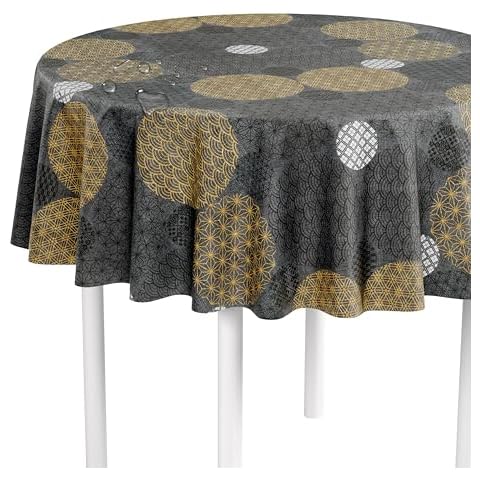 Nappe LILENO HOME lavable ronde Cover