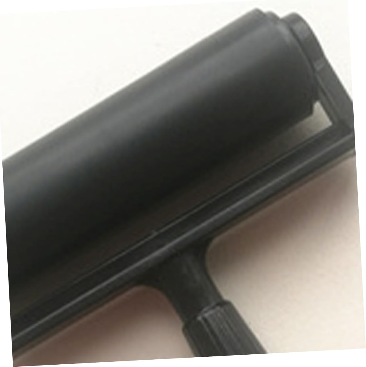 COOLHIYA Black Rubber Printmaking Roller Stamping Tool for Even Ink Application Craft Roller for Printmaking Stamping and Graphic Projects