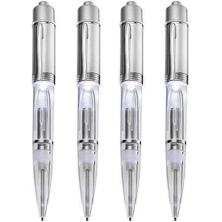 Led Light Pen,Light Up Pen for Night Writing, Retractable LED Ballpoint ...