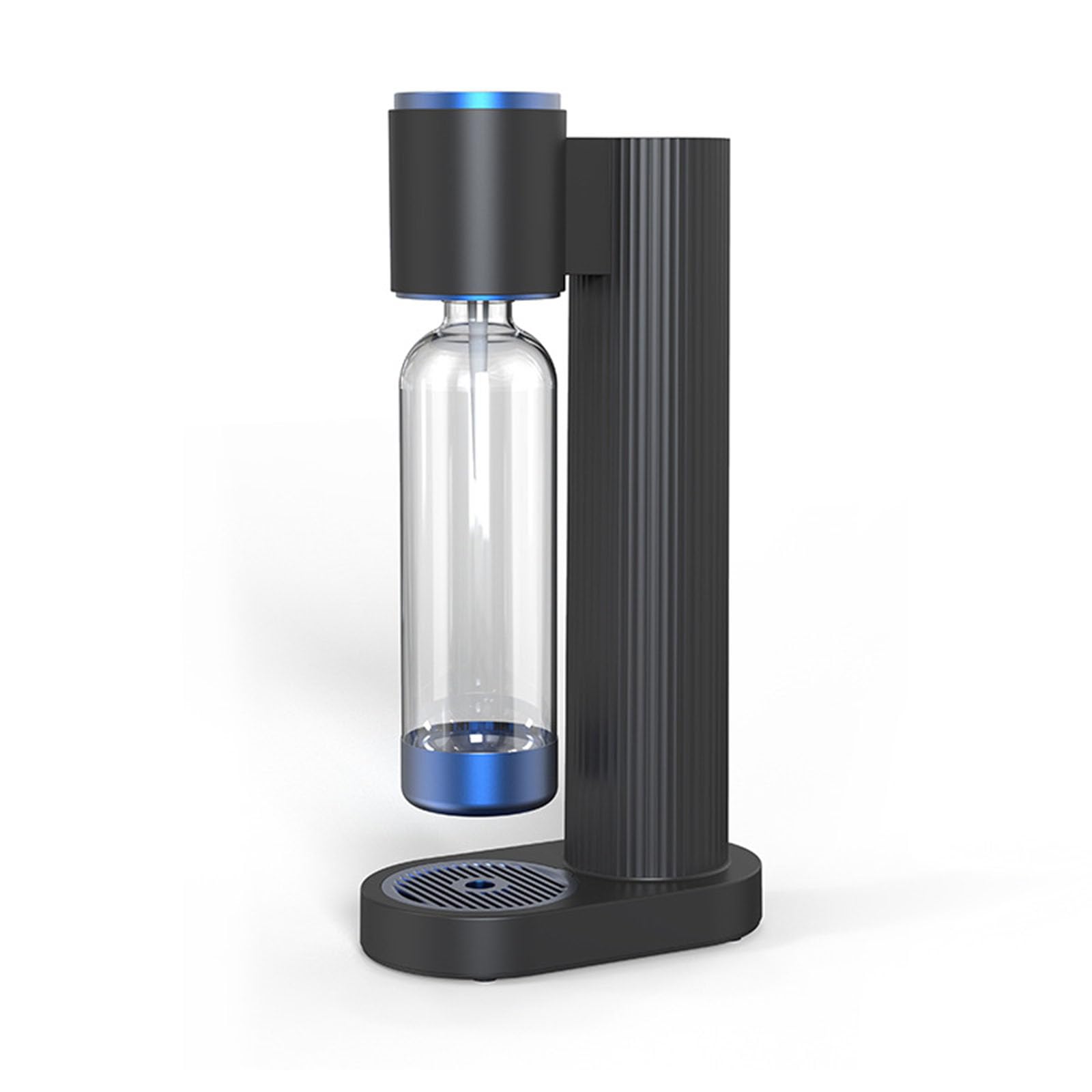 Machine à eau gazeuse – Production rapide en 3 secondes, design portable, force de bulle réglable pour mélanger les boissons