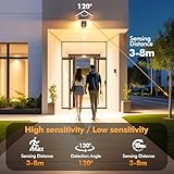 Ankishi 32W Outdoor LED Wall Light with Motion Senor & Remote - Pir Motion Sensor Wall Lights for Dusk to Dawn Outdoor Lighting,IP65 porch light with Swiveling LED Panel for Garden Garage Yard - Mains - Image 2