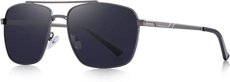 Rectangular Polarized Sunglasses for Men