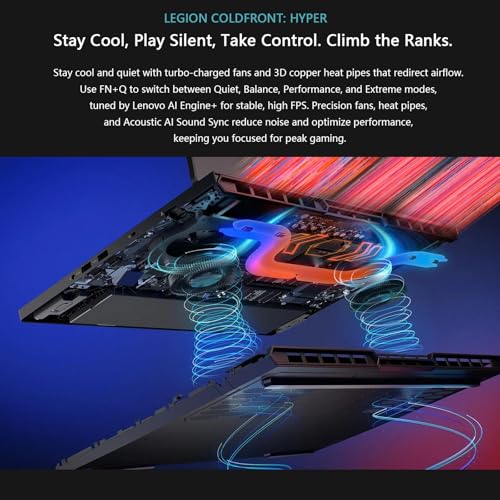 Image of Lenovo Legion Pro 5i Gen 10 Gaming Laptop • GeForce RTX 5070 Ti GDDR7 • Intel 24-Core U9 275HX • 16 inch WQXGA 500Nits Display • RGB Backlit KB • AI Engine+ • Wi-Fi 7 • Win 11 Pro • 32GB DDR5 • 2TB SSD