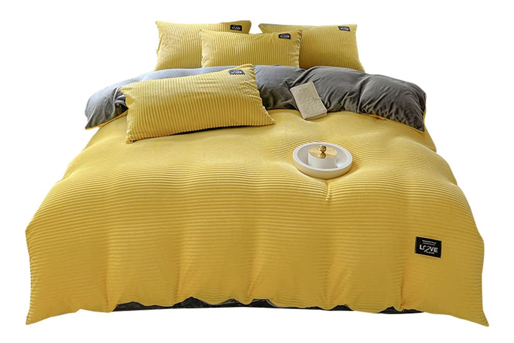Parure de lit hypoallergénique velours ultra douce