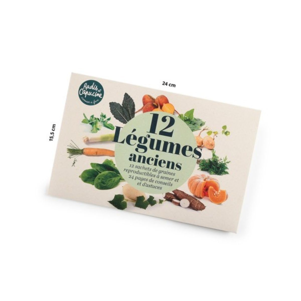 Radis et Capucine - Enveloppe 12 sachets - Légumes anciens à semer