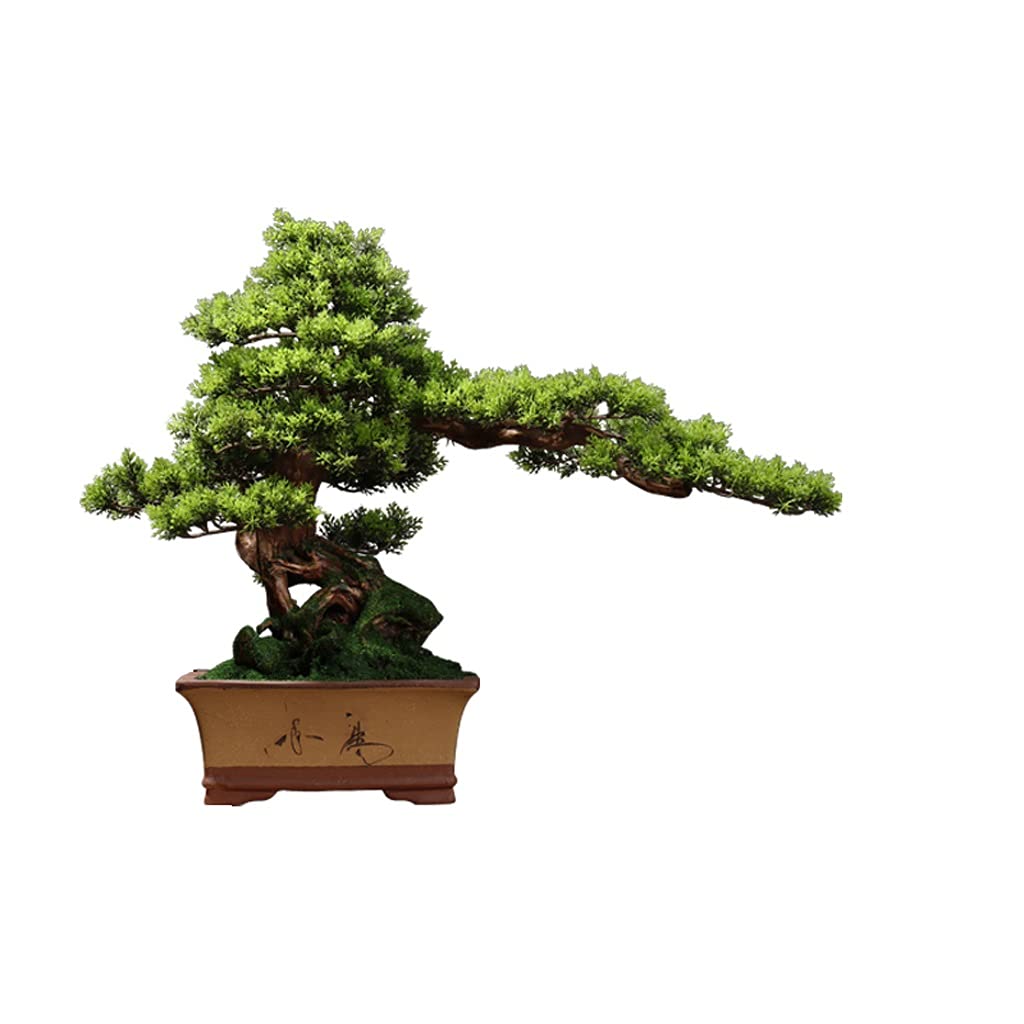 GTHTUHFD Simulation Tree Artificial Tree Bonsai Decoration Purple Sand Flowerpot Artificial Leaves Tree